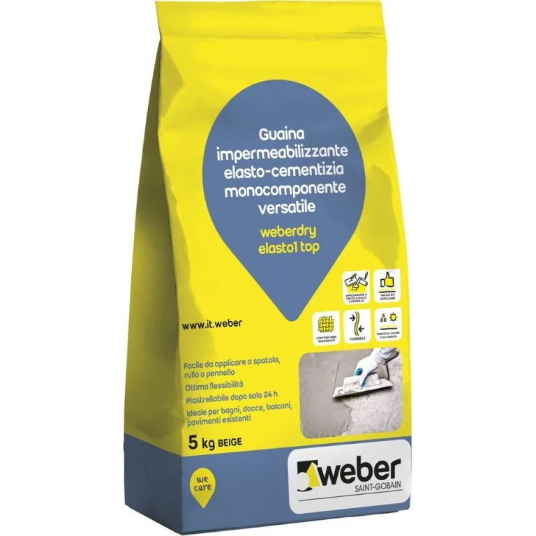 Guaina impermeabilizzante Weberdry Elasto1 Weber - LOGO-WEBER