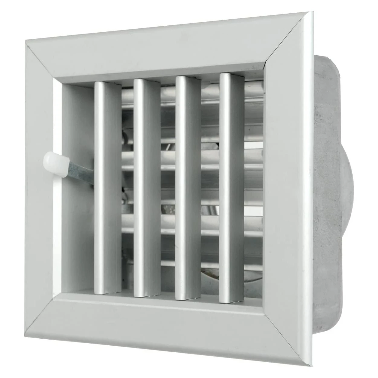 Griglia Di Ventilazione KRATKI AIR – Nera, 6x60 Cm, Angolo 45°, Perfetta Per Camini E Prese D’aria