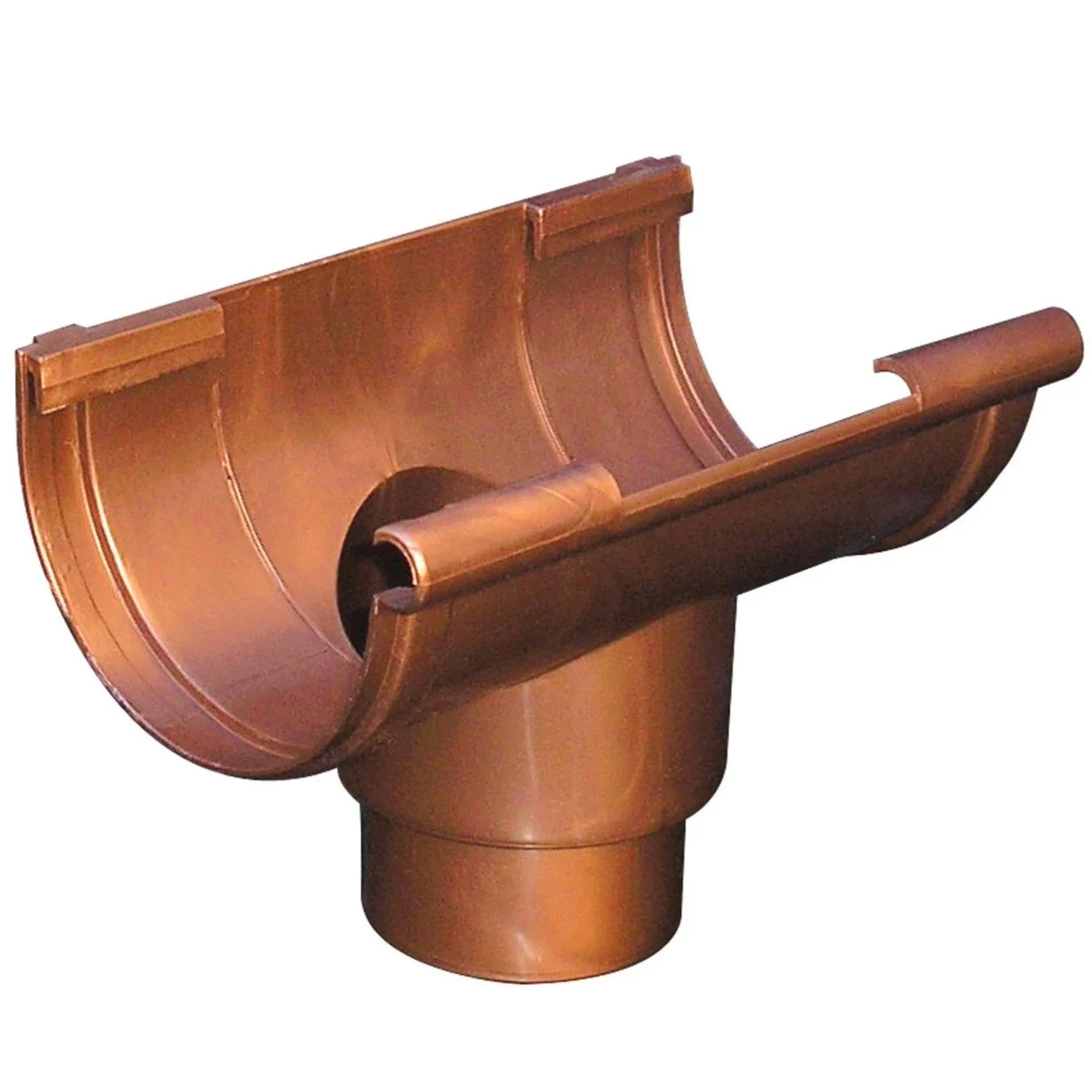 Jardibric Raccordo Recuperatore Acqua Piovana Per Grondaia Ø80 Mm, Uscita 35 Mm, PVC Bianco Rotto - 2
