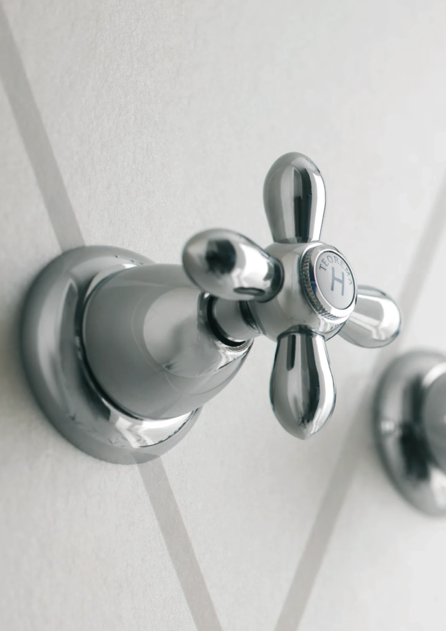 Batteria bidet cromo 3 fori old Daisy Teorema