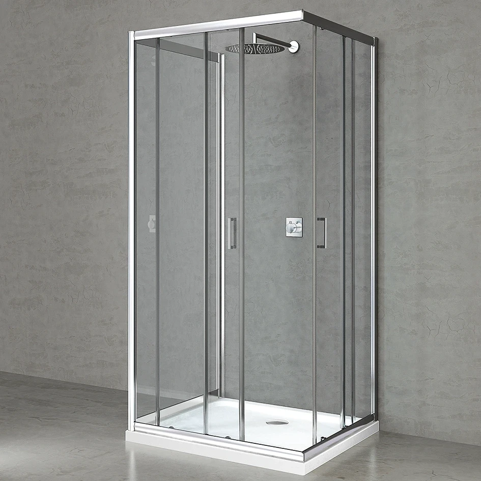 Lato box doccia angolare anta scorrevole Clackbox Facile Rain Box - RAINBOX