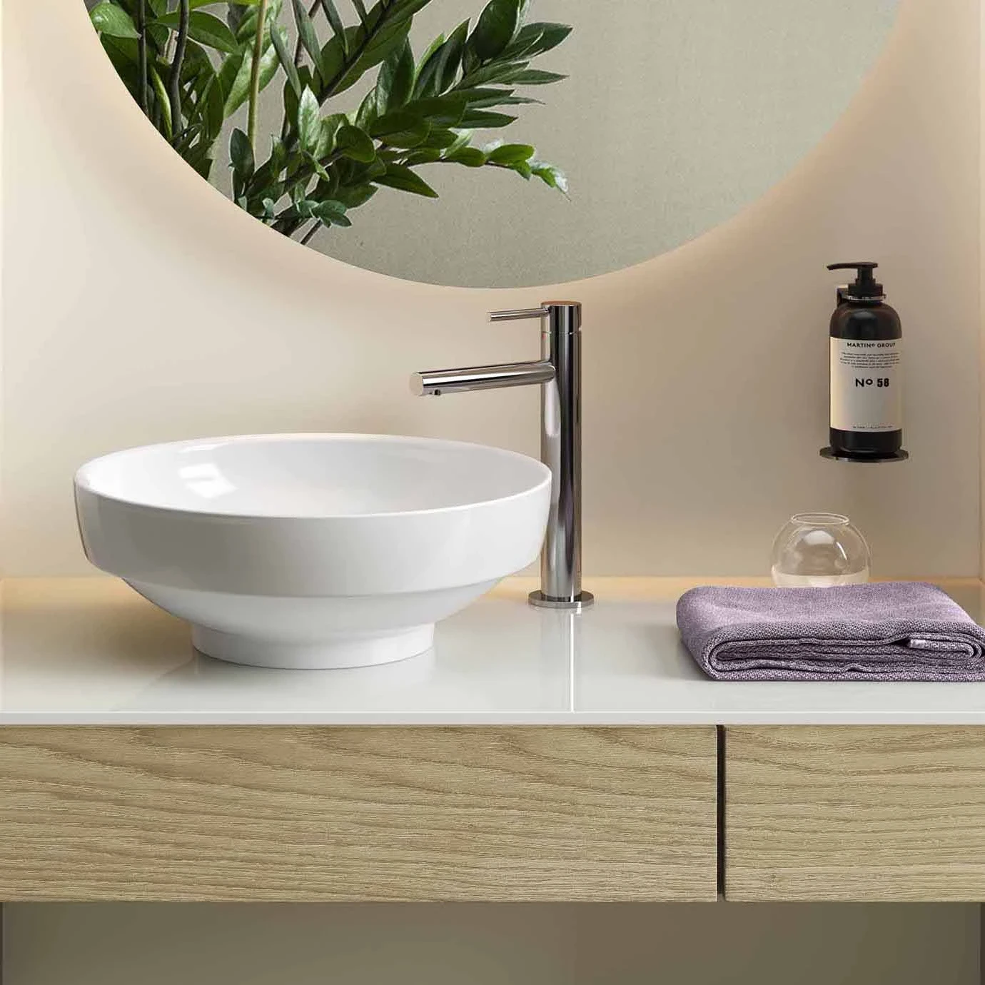 Rubinetto monocomando per lavabo Paffoni serie Red RED090CR Cromato