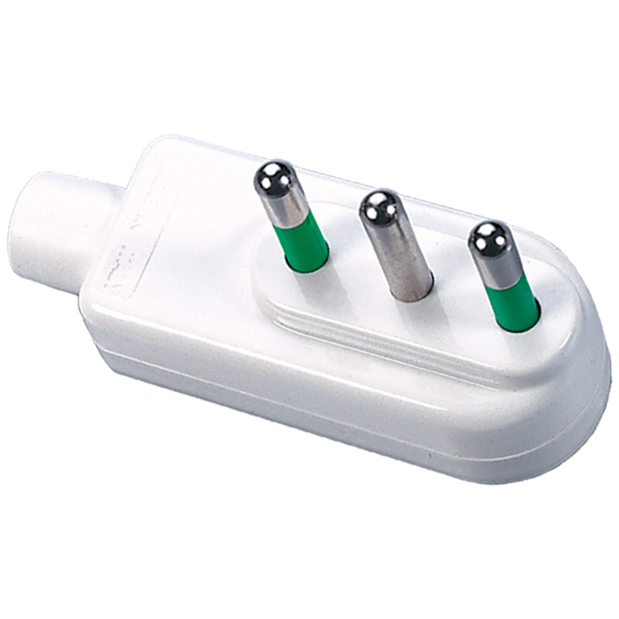 Presa italiana a squadra 2P+T smontabile bianca 16A ribassata Fanton - FANTON