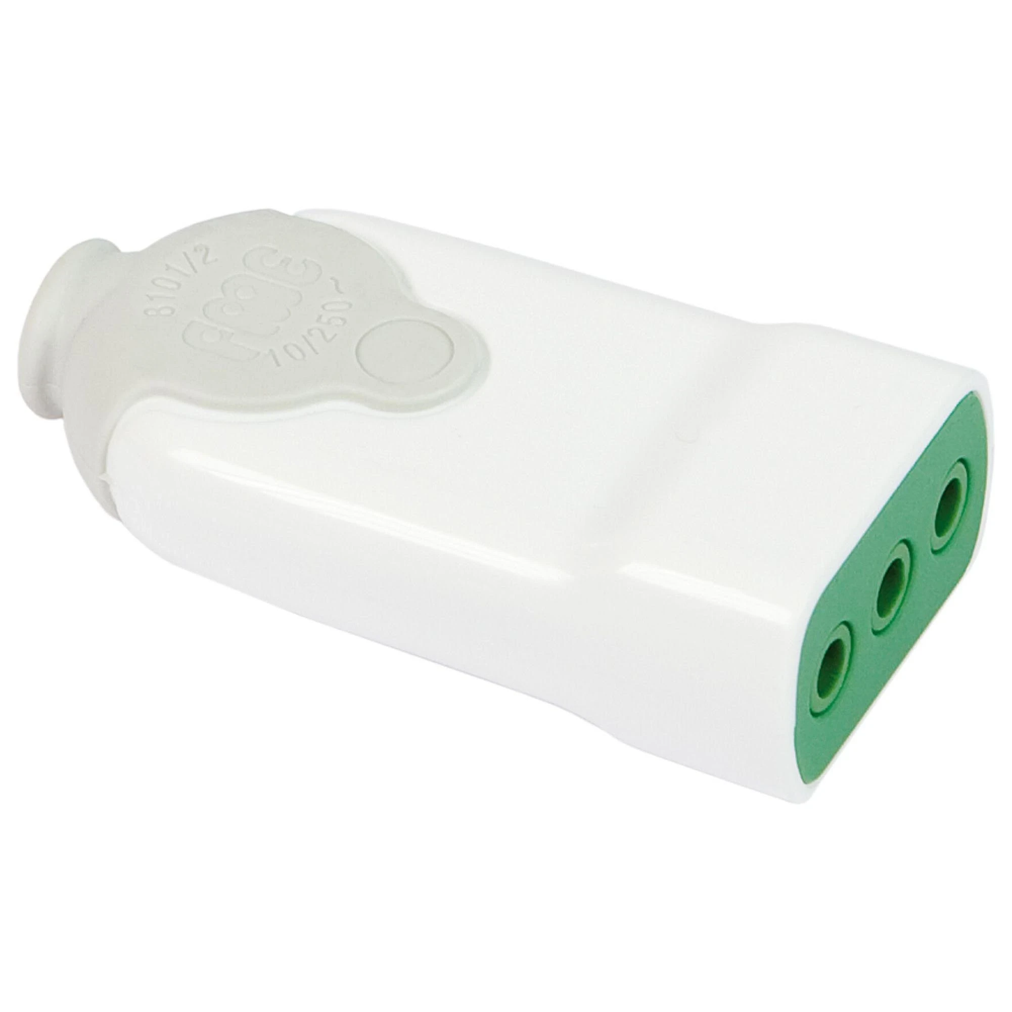 Presa italiana 2P+T smontabile modello Bicò bianca 10A Fanton - FANTON