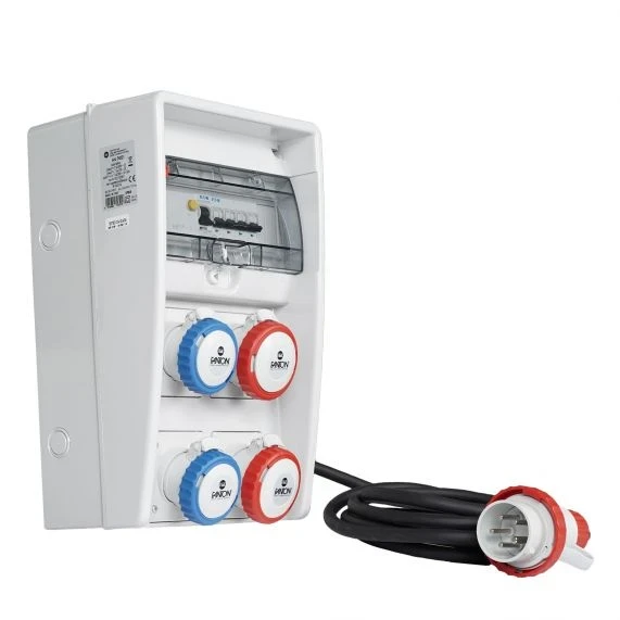 Unitec 48684 Cavo TSD Multipresa 4 Prese 250V 16A 3500W - Bianco Con Sicurezza Bambini - 3