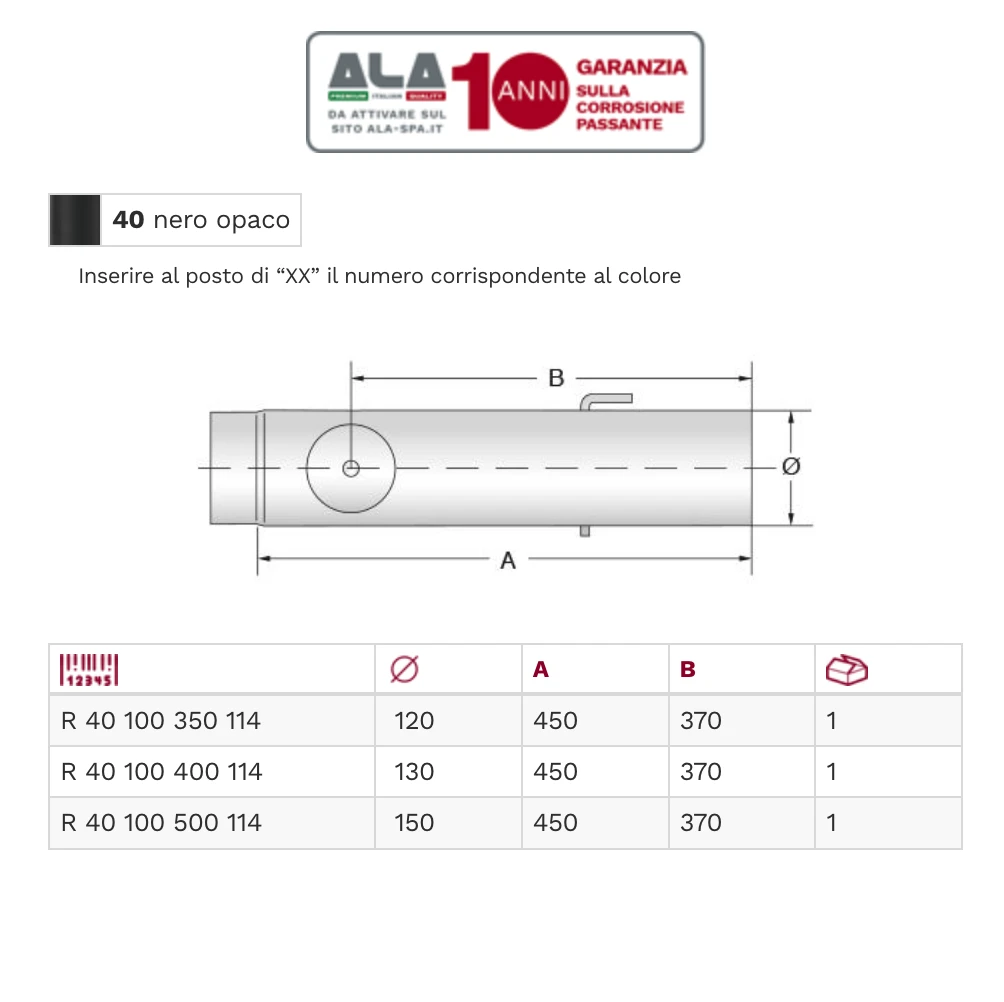 Camera D'aria 6.00-16 Per Rimorchio - Gomma Butile, Valvola Dritta