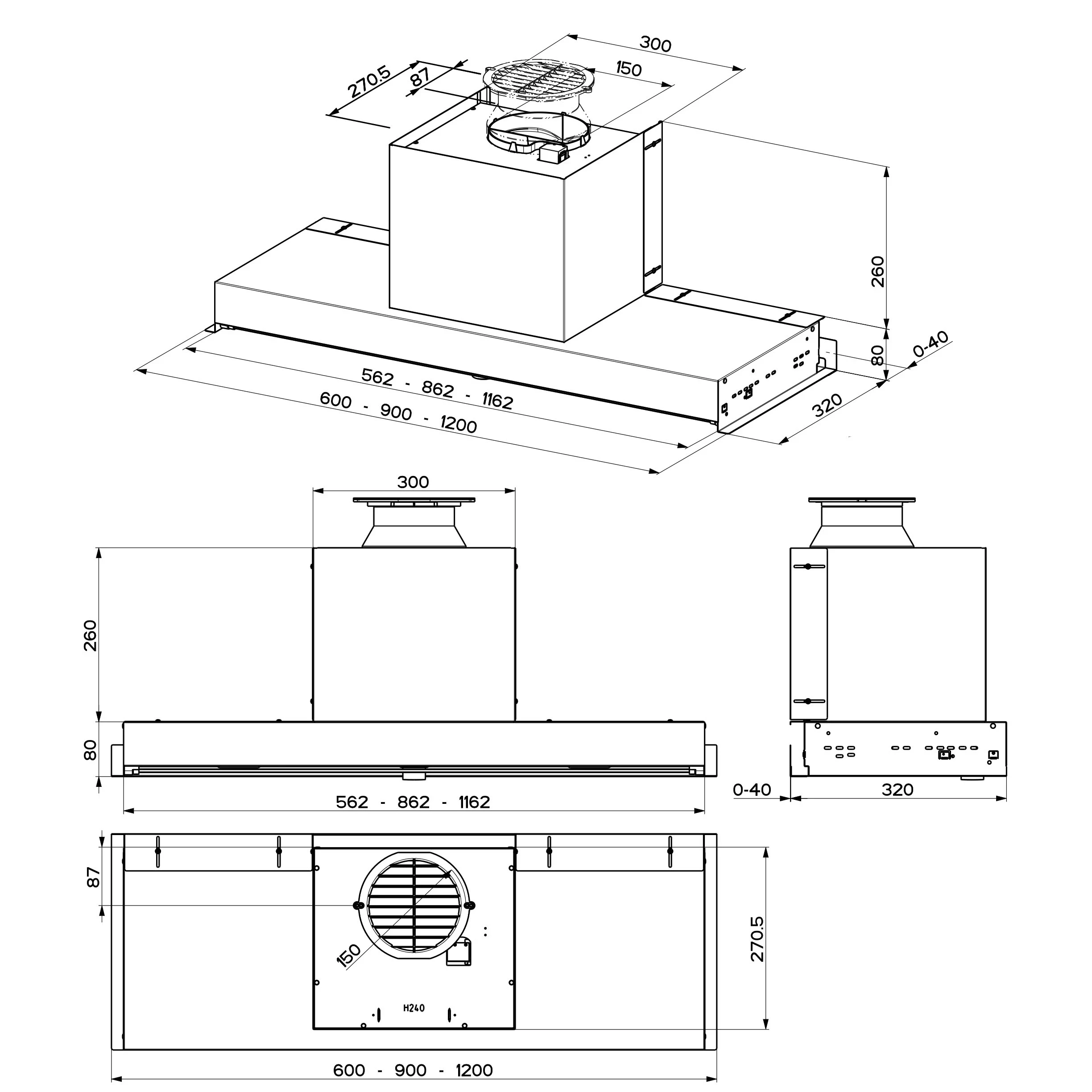 Cappa Incasso Faber IN-NOVA SMART X A90 - Acciaio Inox 90cm - Foto 4