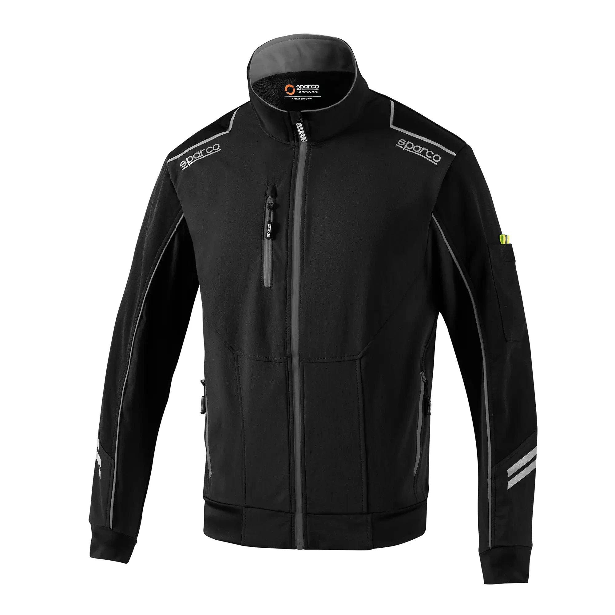 Giacca da lavoro antivento nero e grigio Tech Light-Shell Austin Sparco - SPARCO