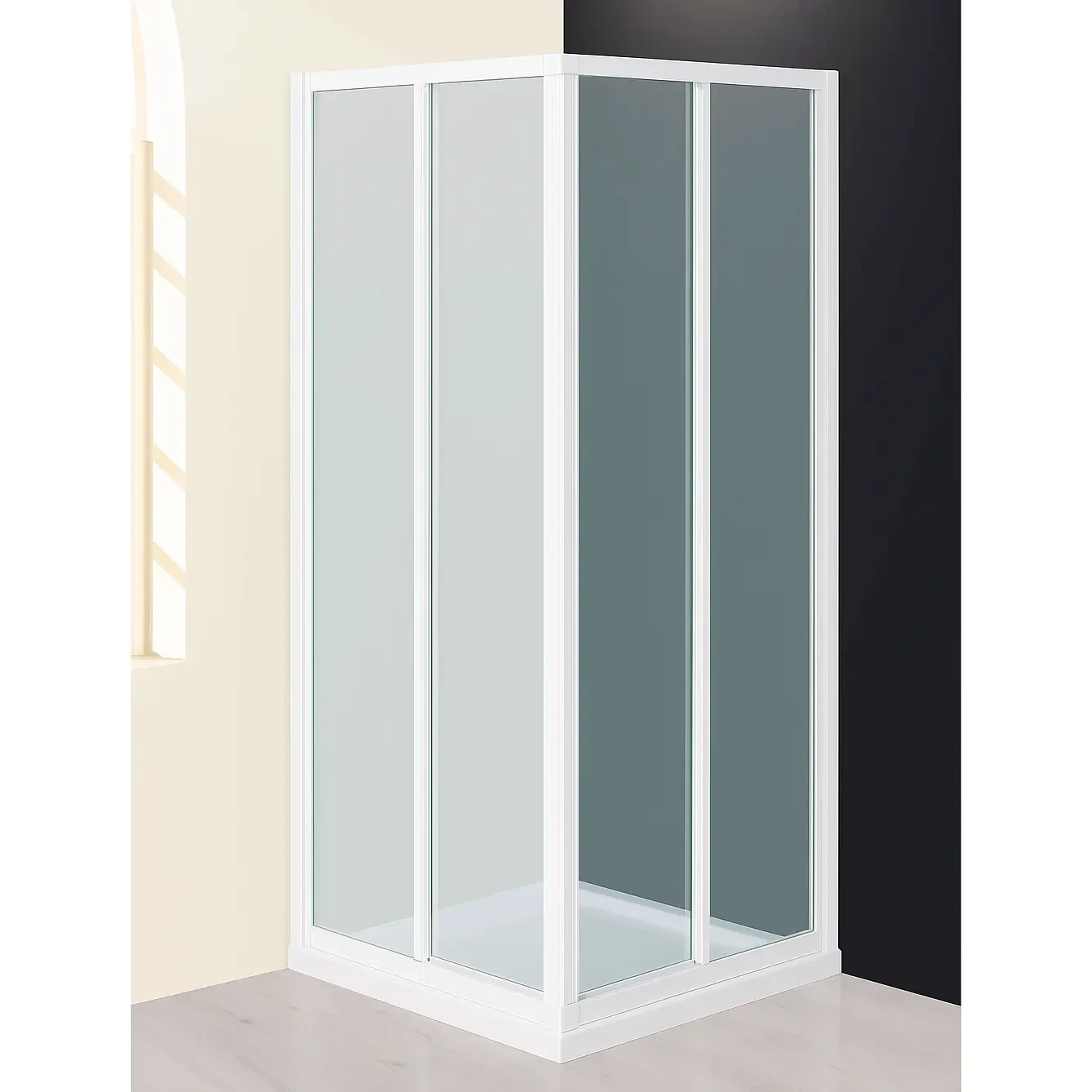 Lato box doccia angolare ante scorrevoli Emi Emibox - EMIBOX