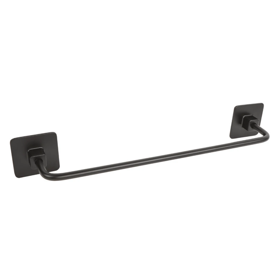 Porta asciugamani 30 cm in acciaio verniciato Cold Wind Black Metaform - METAFO