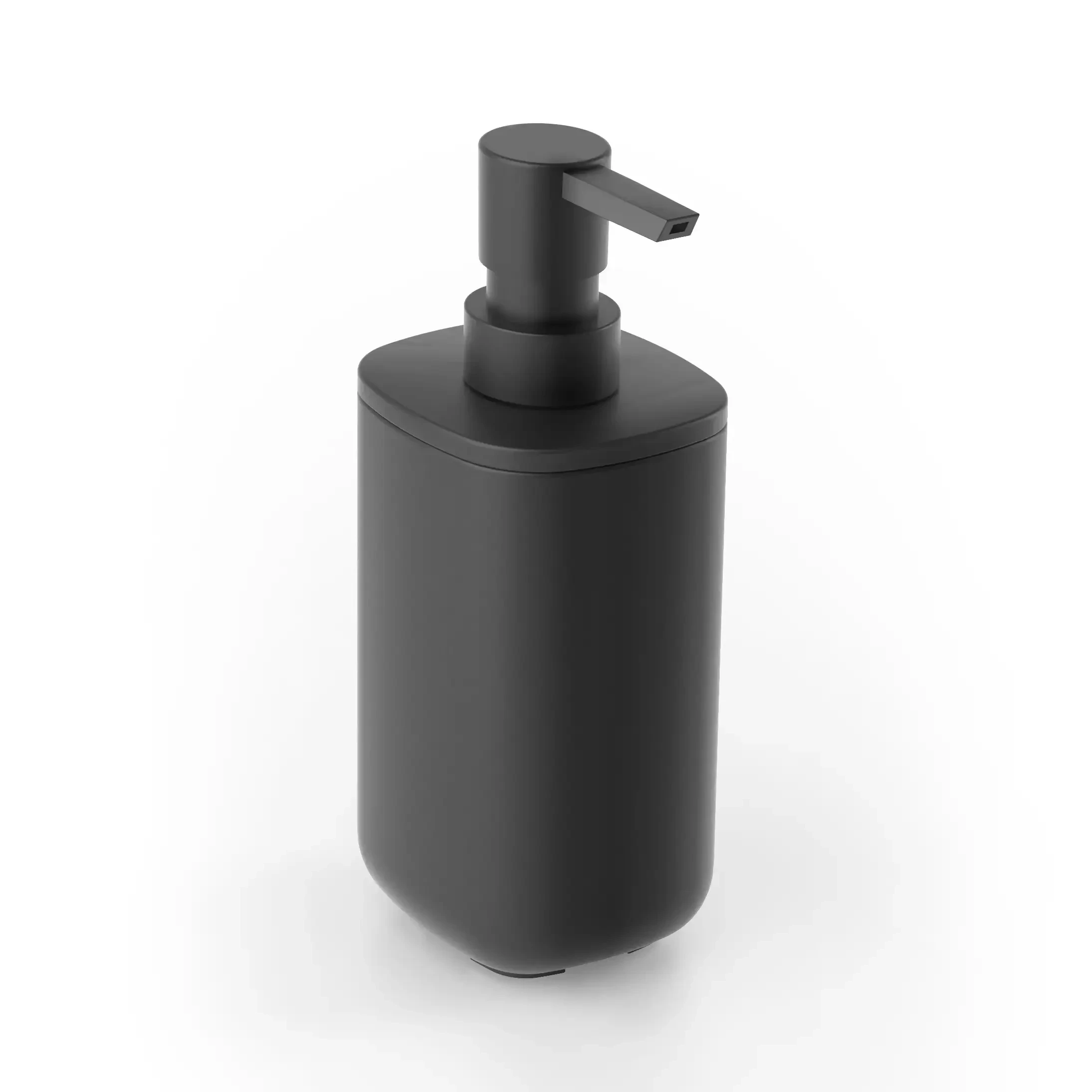 Porta Sapone Cucina Dispenser Sapone Ceramica Nero Opaco | Per Bagno E Cucina - Base Antiscivolo Da 250ml Dispenser Doccia - 9