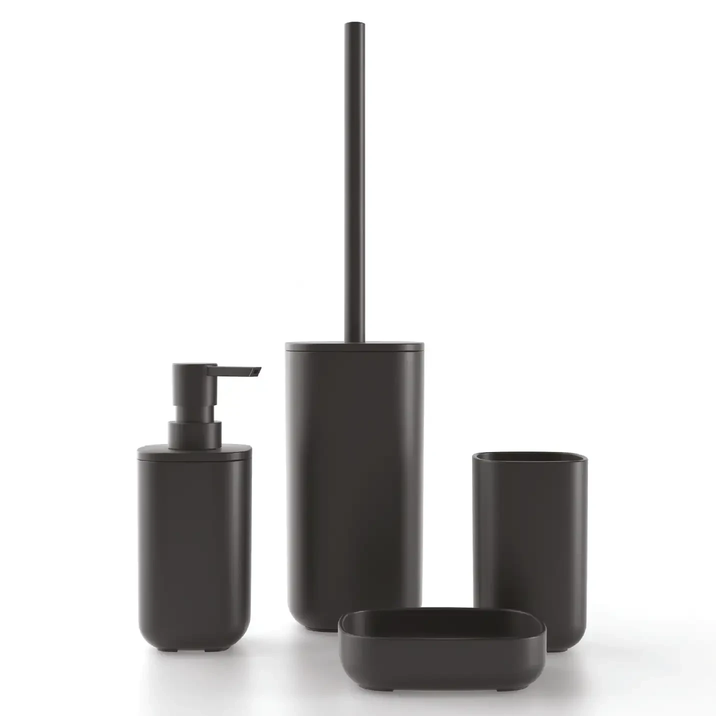 Dispenser sapone liquido da appoggio tortora mod. Bird