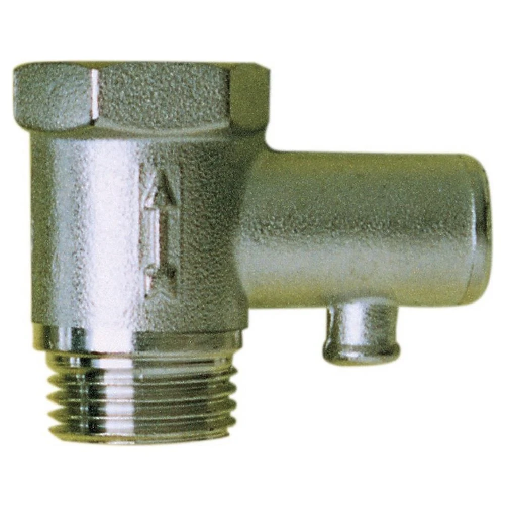 Valvola Di Sicurezza Per Scaldabagno, Flusso Verticale, Attacco 1/2 Maschio, Sfogo Acqua, Marca Generica