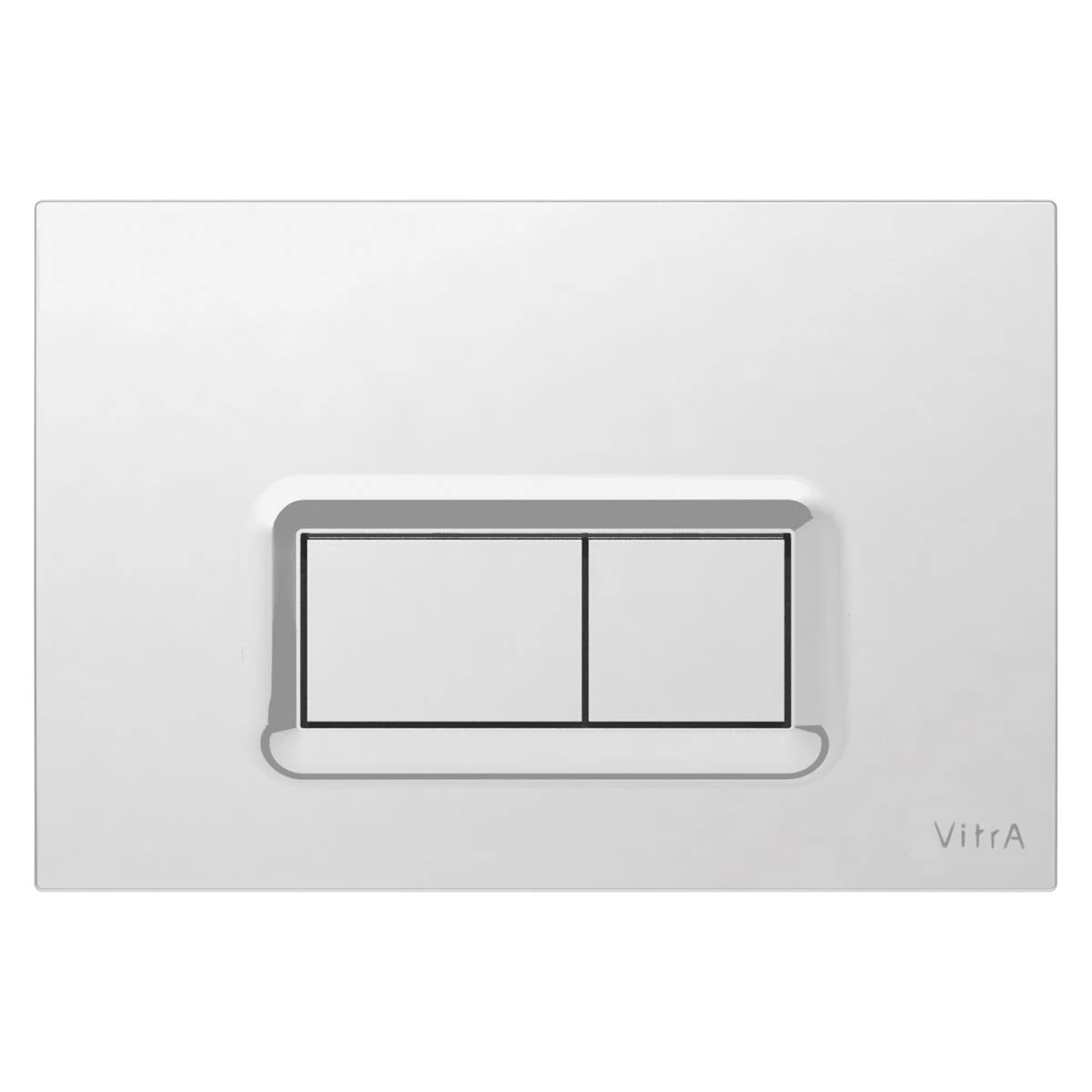 Placca comando doppio pulsante cassetta WC Loop-R VitrA - VITRA