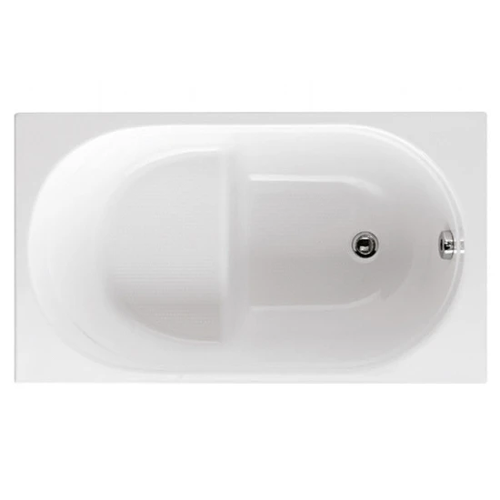 Minamzee Vasca da bagno per casa delle bambole, 1:12 bianca in miniatura con palla da bagno blu e tappeto, mobili da bagno per casa delle bambole per